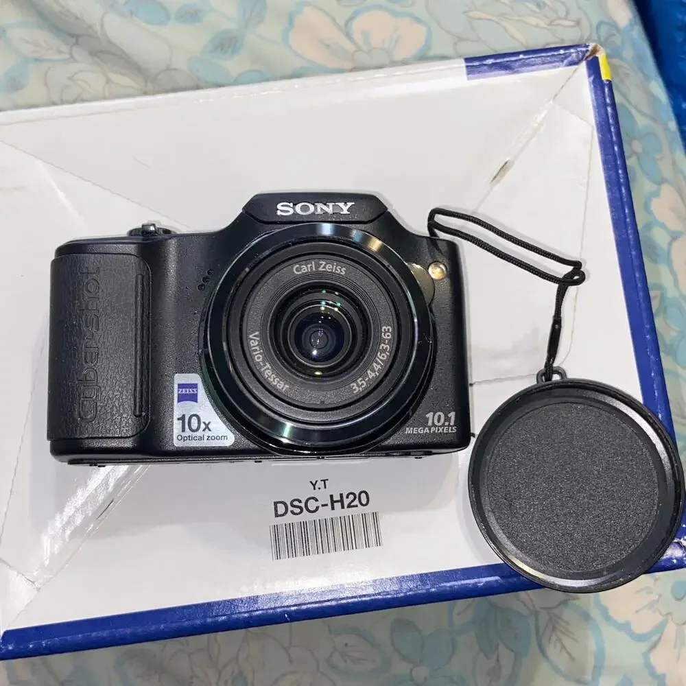 Sony Cyber Shot DSC H20 10.1 MP Digital Camera Battery Cord Manual Disc Ppwk